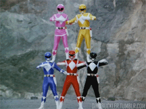 Resultado de imagem para gif de despedida power rangers