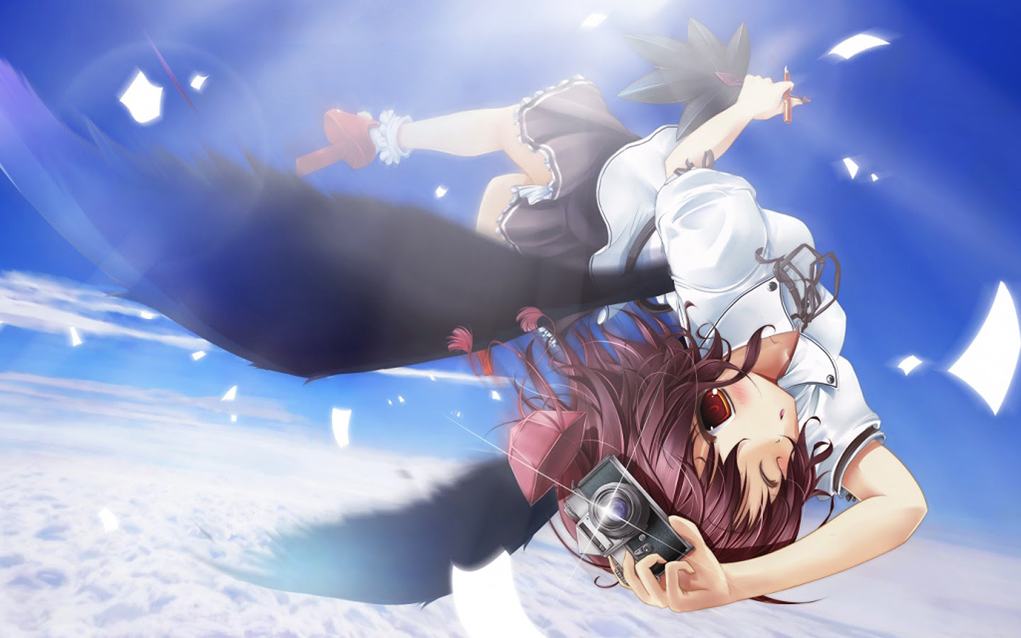 東方 射命丸 文 １５枚 イラスト 壁紙を集めてますが