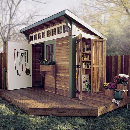 12x16 shed plans - diy - clever wood projects