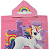 Kreative Kids Pink Unicorn 100% Cotton Poncho Style Hooded Bath & Beach
Towel with Colorful Double Sized Design