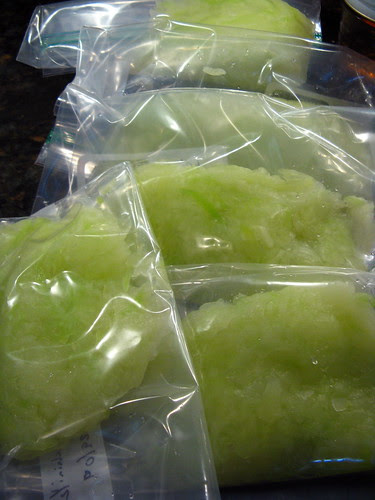 zucchini to freeze