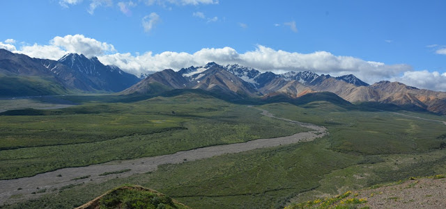 Denali National Park mountain clouds