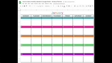 In the print preview dialogue, under more options,. how to make a monthly calendar printable in google sheets youtube