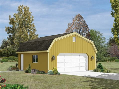 lupita gambrel roof garage plan   house plans