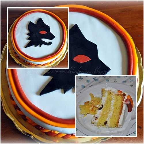 collage torta A.S. Roma