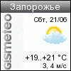 GISMETEO: Погода по г.Запорожье