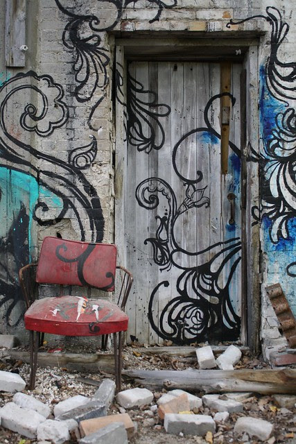...further mimicking the role of nature in the space, and telling a story that is very much capturing the here and now of the Standard Chemical Ruins.