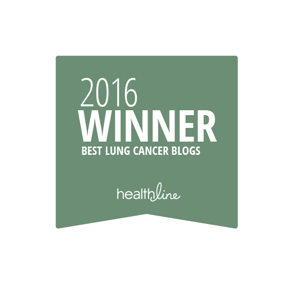 lung cancer best blogs badge