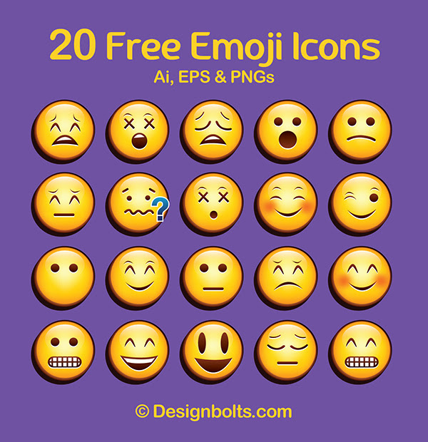 Download 13 Vector Emojis Icons Images - Emoji Vector Free, Emoticons Free Download and Fitness Emoji ...