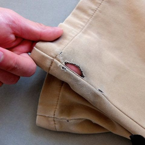 ズボンの補修したよ ロングパンツの補修したよ みんな これおもしろいよ Diary