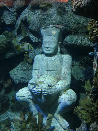 Las Vegas, NV: Underwater Buddha at Shark Reef