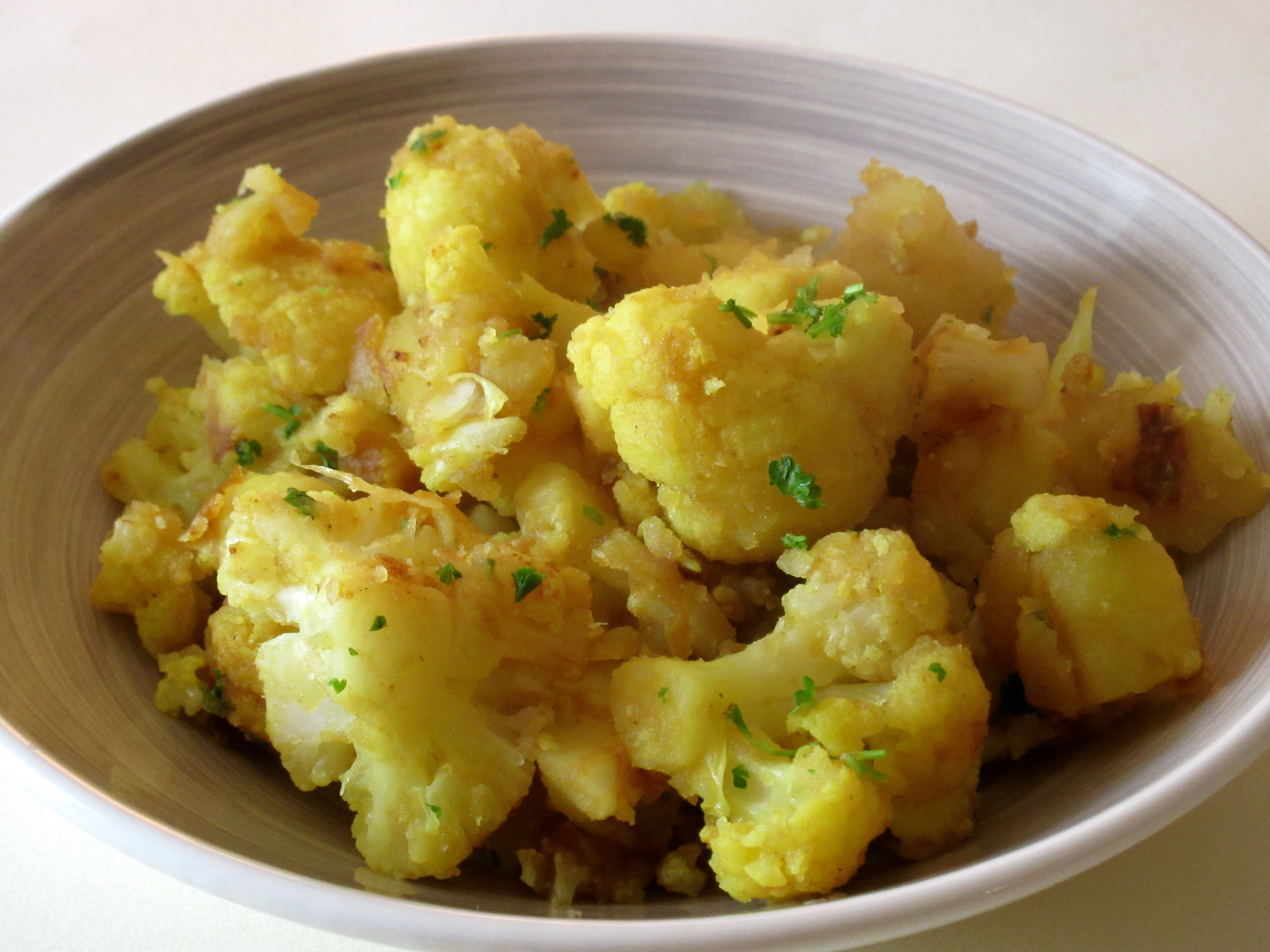 Chou Fleur A La Poele Poelee De Chou Fleur Parmentiere Aux Epices Diet Delices Recettes Dietetiques