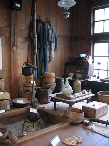 Old goods in the kitchen.