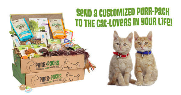Send a Purr-Pack gift to the cat lover in your life!
