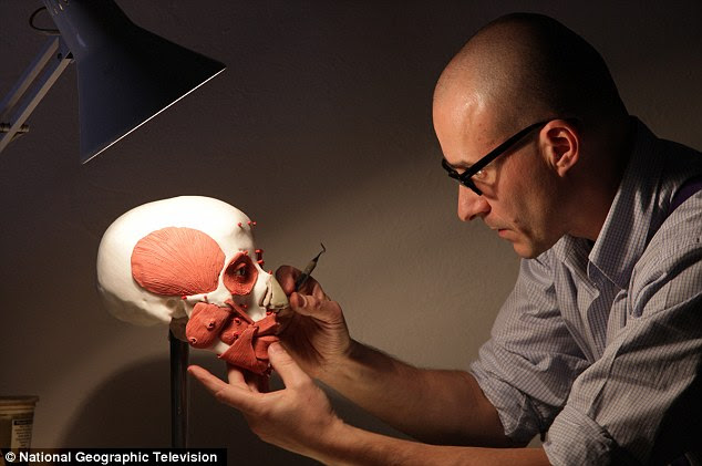 Researcher: Davide Porta uses the original skull to reconstruct the face of one of the beloved saints to come up with a life-like sculpture of them
