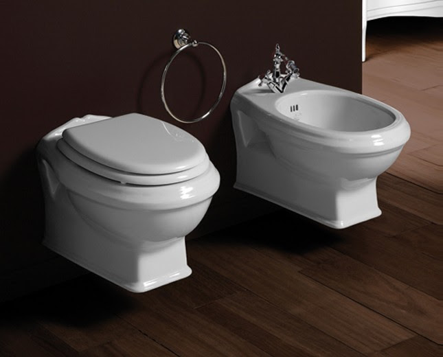 Nostalgie Keramik WC Becken Astoria wandh ngend Classic Nostalgie Keramik WC Becken Astoria wandh ngend Classic