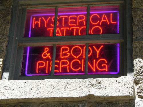 neon tattoo signs