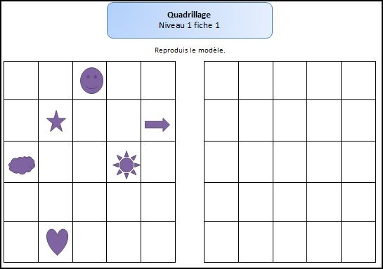Reperage Sur Quadrillage L Ecole De Julie