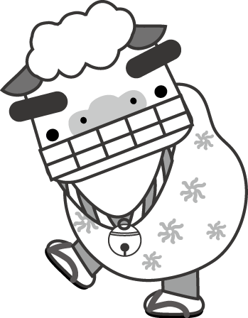 年賀状イラスト獅子舞 ししまい 無料イラスト