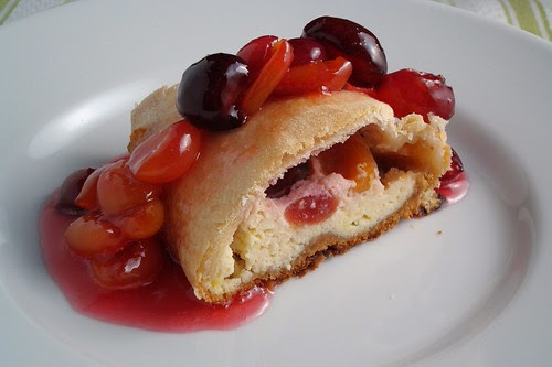 Ricotta and Cherry Strudel