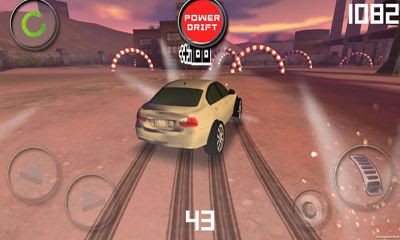 Screenshots of the Pure Drift for Android tablet, phone.