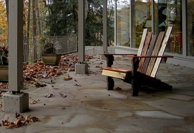Blueprints Adirondack Chair Plans Using Pallets