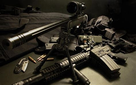 assault rifle military weapons guns wallpaper