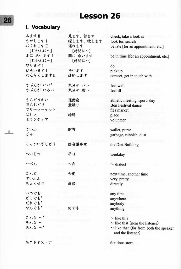 Minna No Nihongo Shokyu 2 Translation Grammatical Notes Available I Omg Japan