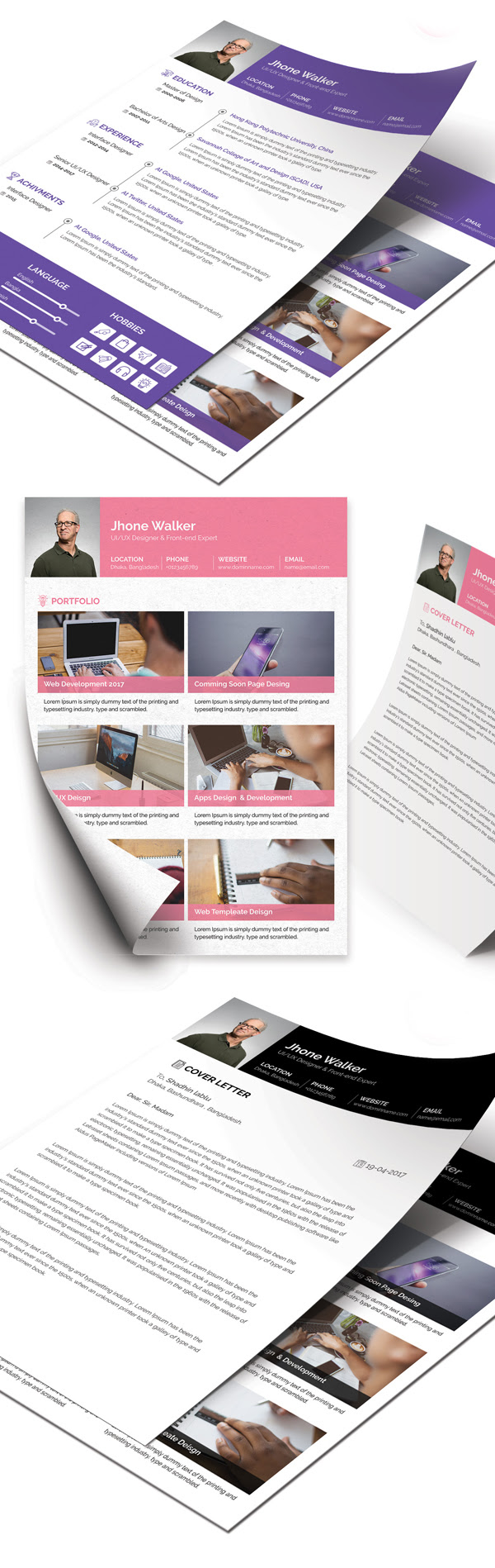 23 Free Creative Resume Templates with Cover Letter ...