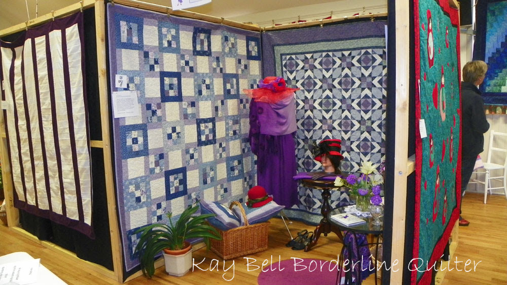 Purple and Lavender with Red Hats