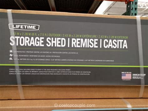 lifetime products storage shed