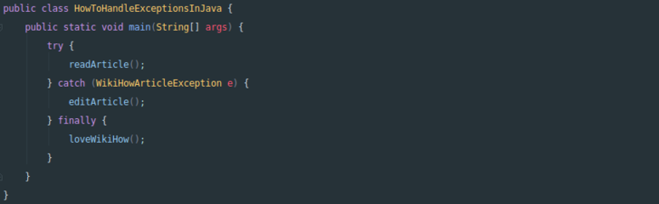 Handle exceptions in java method2 step4.png