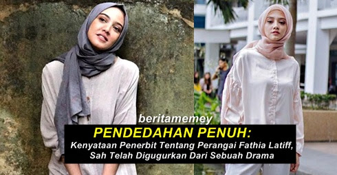 Kantoi Teruk.. Penerbit Dedah Perangai Fathia Latiff, Sah Telah Digugurkan Dari Sebuah Drama