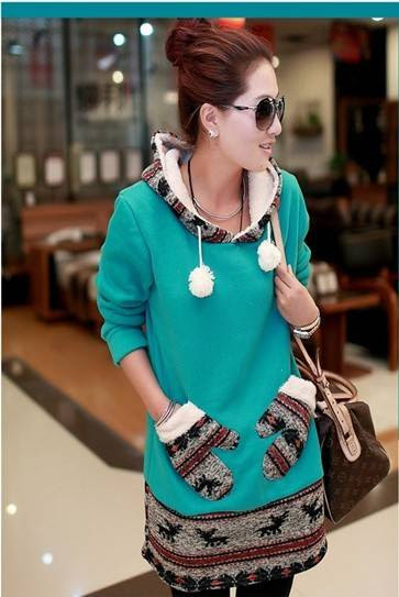 เสื้อกันหนาว Hitz Women Korean สีเขียว Women สีเขียว Korean Hitz เสื้อกันหนาว