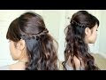Easy prom hairstyles half up half down 207715-Easy half up half down prom hair