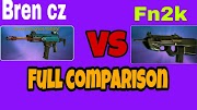 Unkilled fn2k vs bren cz full comparison||unkilled fn2k vs bren cz gameplay pvp