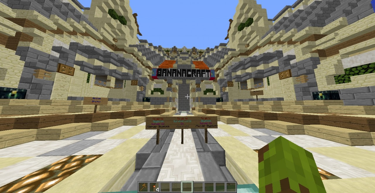 BananaCraft Pve And Skyblock Minecraft Server