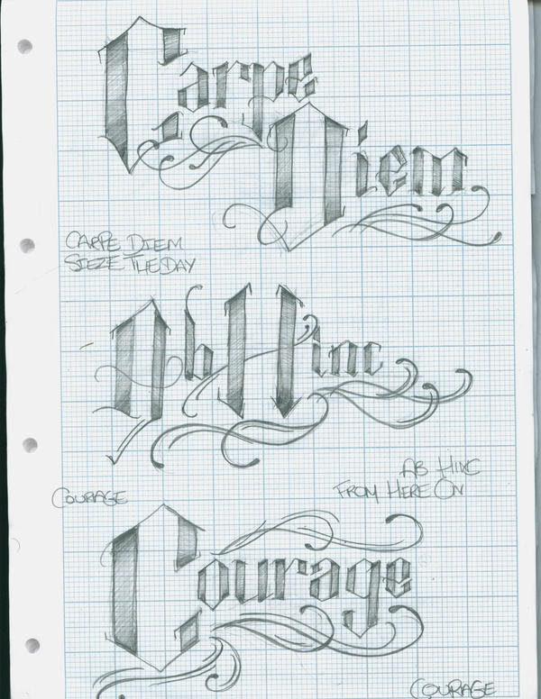 Tattoo Lettering
