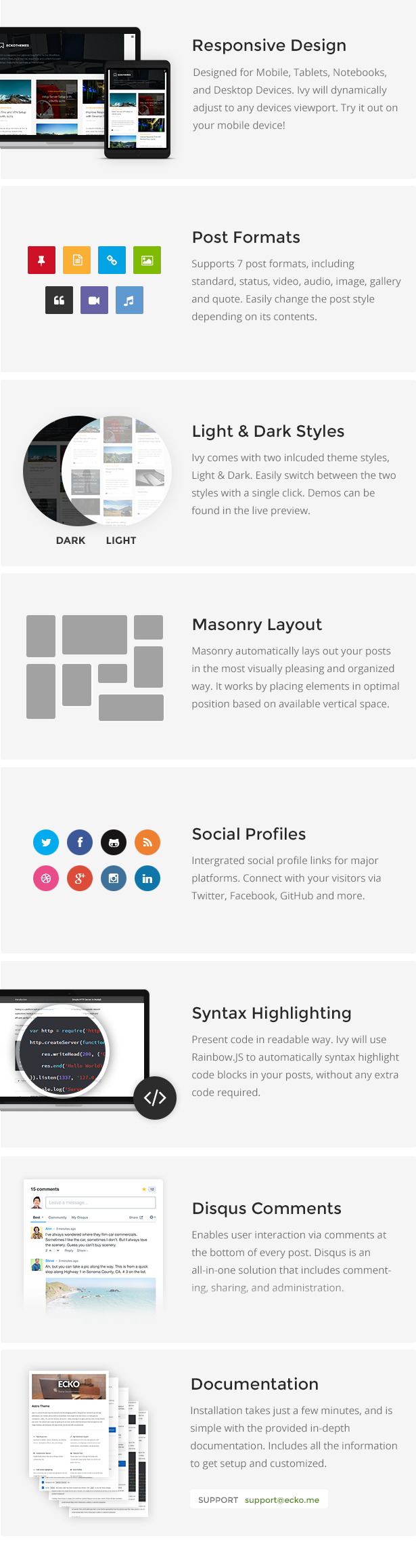 Ivy Features