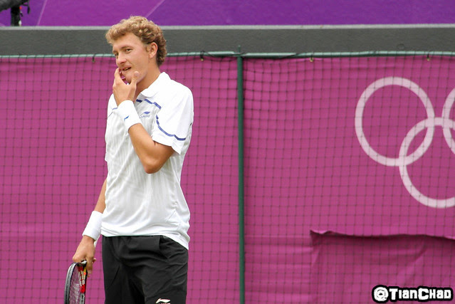 London 2012 Olympic Games - Tennis Roger Federal Denis Istomin Wimbledon