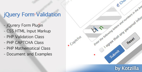 jQuery Form Validation Plugin - CodeCanyon Item for Sale