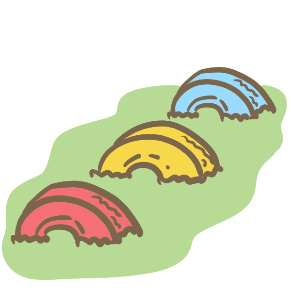タイヤの遊具のイラスト かわいいフリー素材が無料のイラストレイン