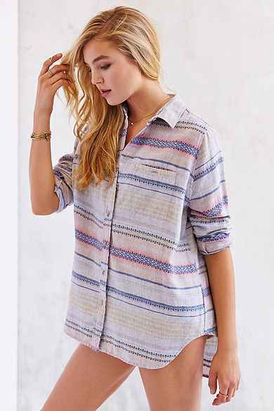 BDG Bobby Flannel Button-Down Shirt
