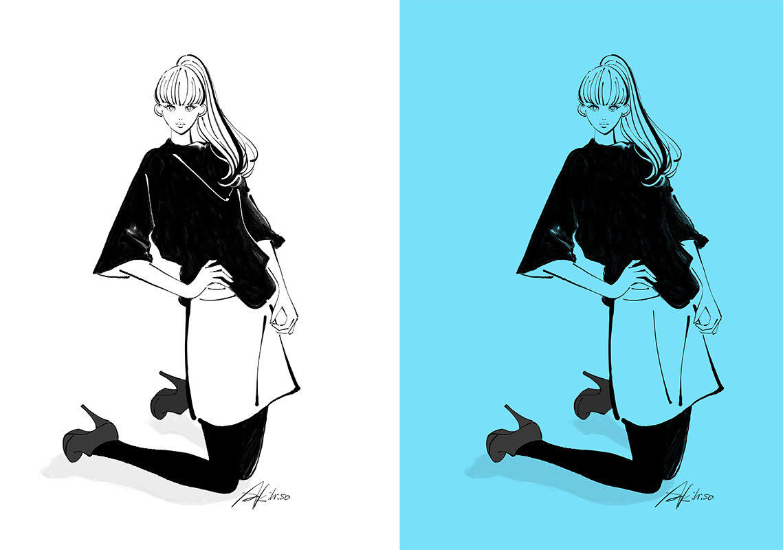 Monotoneモノトーン イラストギャラリー 女性向けイラスト作成 Akihisasawadaイラスト デザイン室 イラストのご依頼