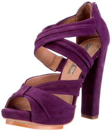 Reviews Buffalo 124717 Women's Sandals Violet (PURPLE 01) 39