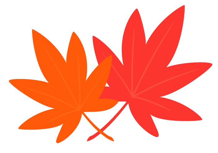 カエデ 楓 の紅葉 かわいい無料のフリーイラスト素材集