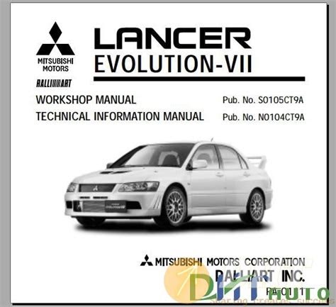 Download Mitsubishi Lancer Evolution 7 Workshop Manual