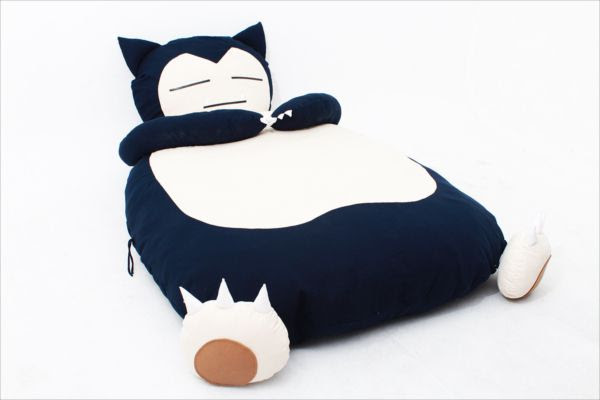 ふわっふわのおなかの上でくつろげる ハンドメイドの カビゴン 巨大ベッド そうさめも