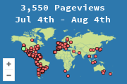 Locations of visitors to this page