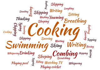 Action Words Ending In Ing